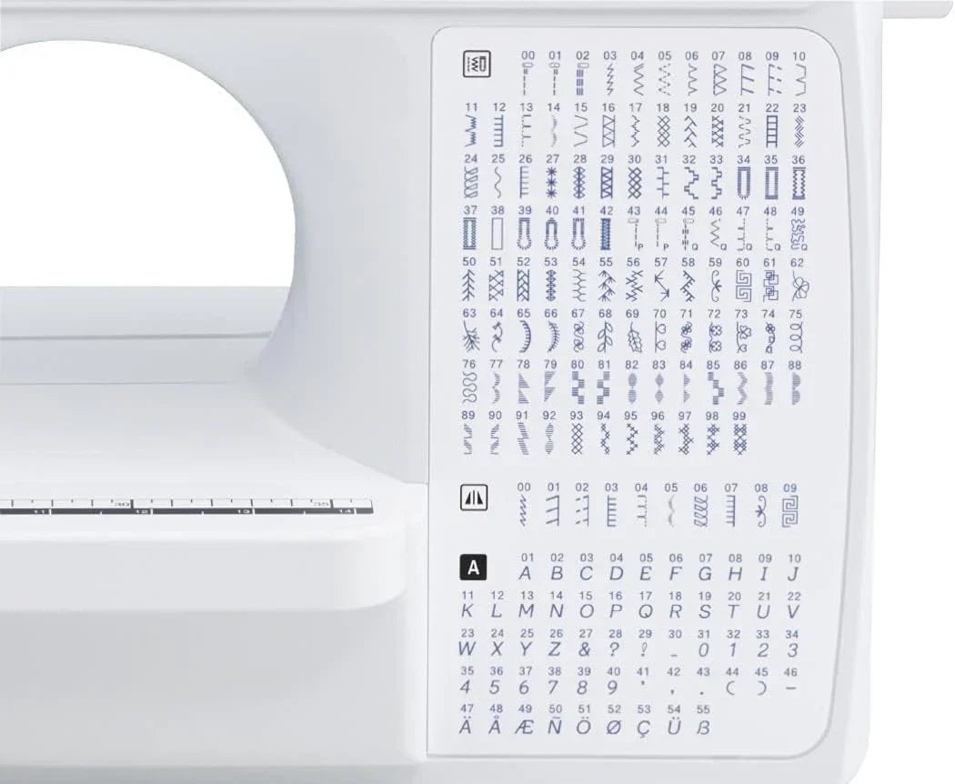 Brother Sewing and Quilting Machine, Computerized, 165 Built-in Stitches, LCD Display, Wide Table, 8 Included Presser Feet, White, 20x12x17