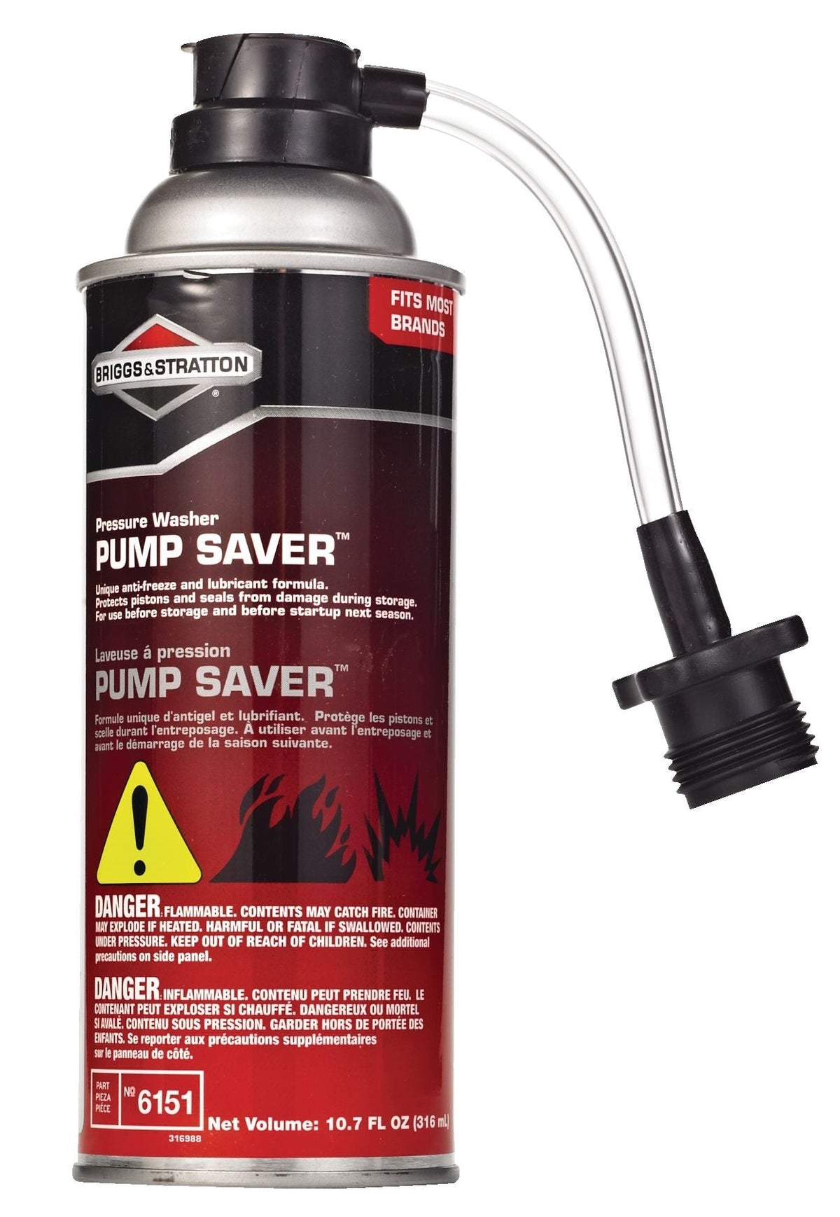 Briggs & Stratton Pressure Washers Pump Guard/Saver, Anti-Freeze and Lubricant, 10.7oz