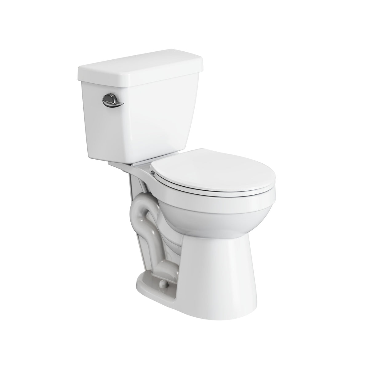 Danze 2-Piece Round Toilet Bowl with Soft Close, White, 4.8-L, Single Flush