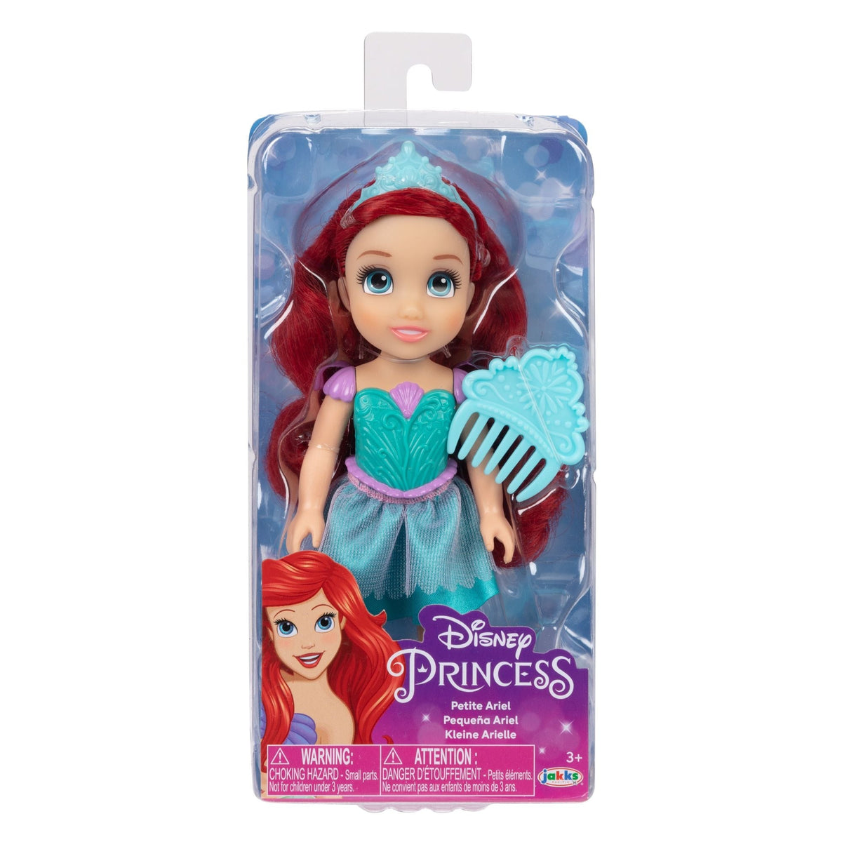 Disney Princess Petite 6-in Dolls, Assorted Styles, Ages 3+