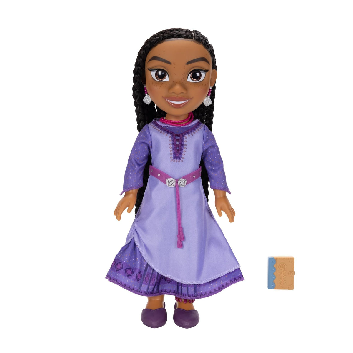 Disney Wish Asha Core Collectible Doll, Large 14-in Toy Figure for Kids, Ages 3+