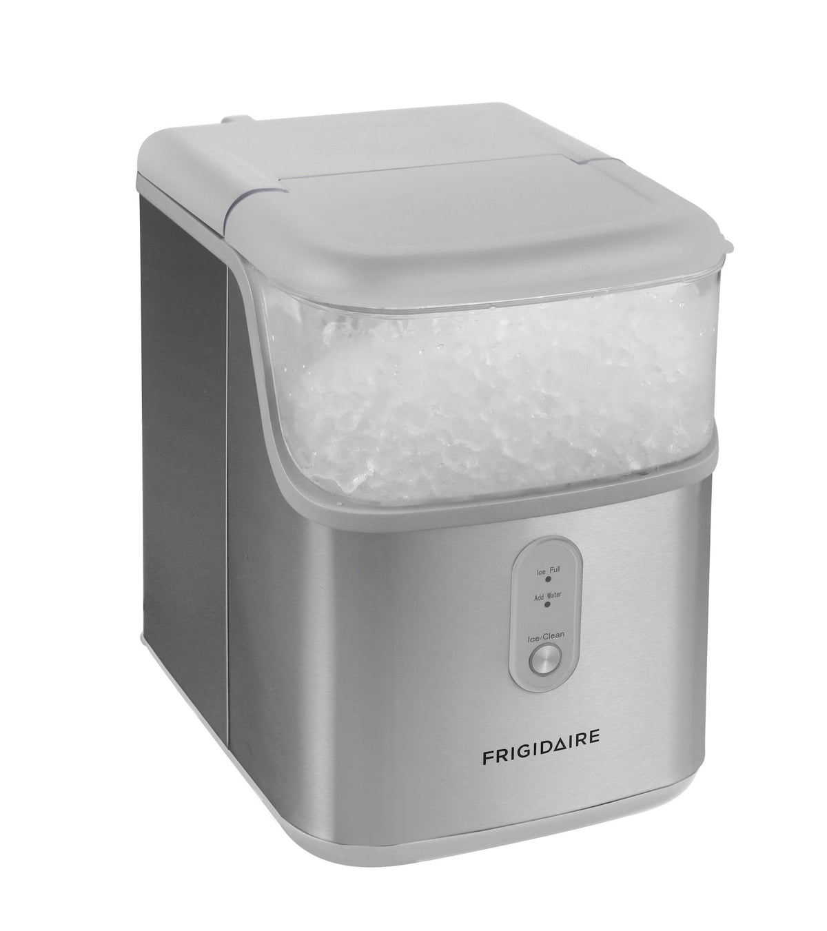 Frigidaire Countertop Soft Nugget Ice Maker, 33-lb/Day, Stainless Steel