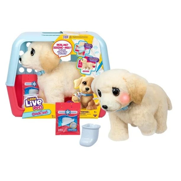 Little Live Pets Ouchies Retriever Deluxe with Healing Action