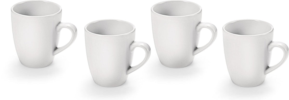 MASTER Chef Stoneware Mug Set, 12-oz, Dishwasher and Microwave Safe, 4-pc