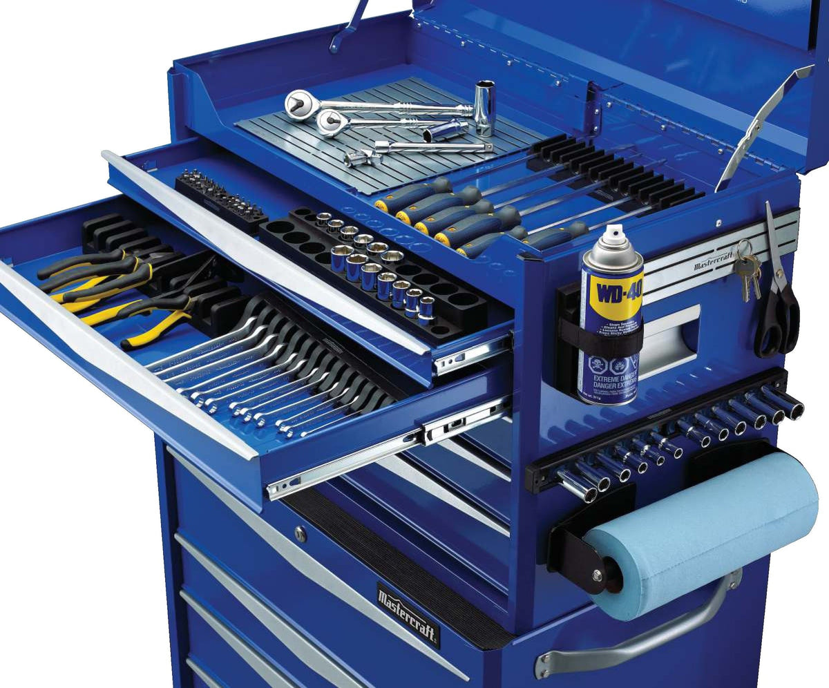 Mastercraft Magnetic Hex Bit Holder Organizer with 37 Holes
