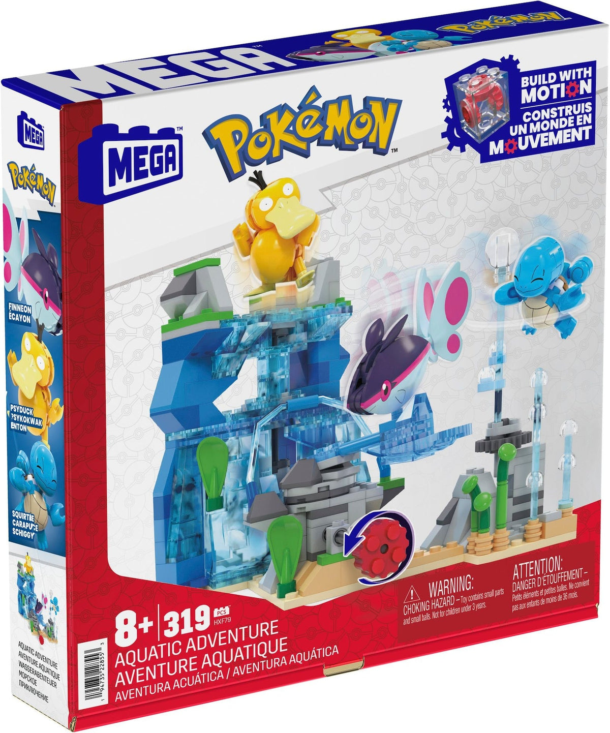 Mega Pokémon Adventure Builder Aquatic Adventure Toy Building Set, 319-pc