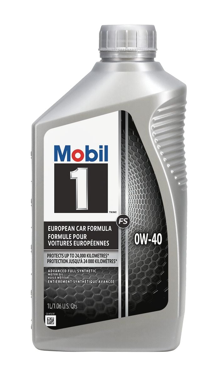 Mobil 1 0W40 Synthetic Engine Oil, 1-L