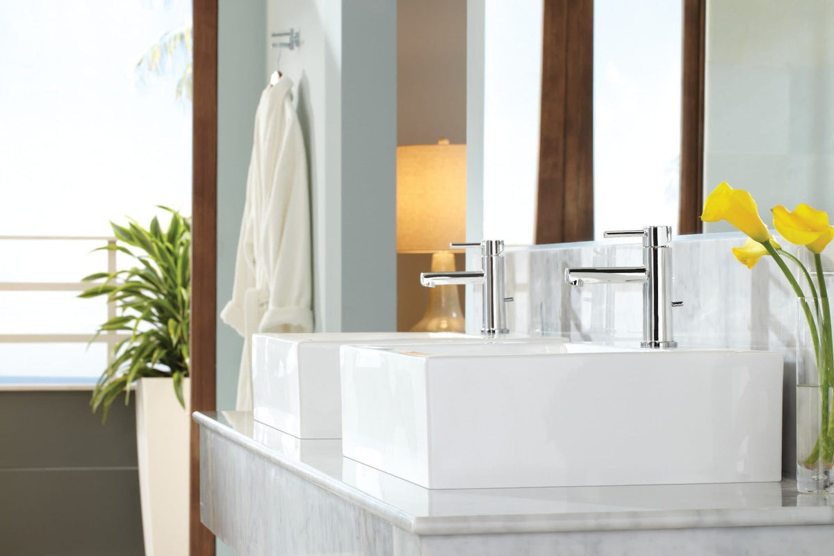 Moen Align Single Handle High Arc Single Hole Bathroom Sink Faucet, Chrome