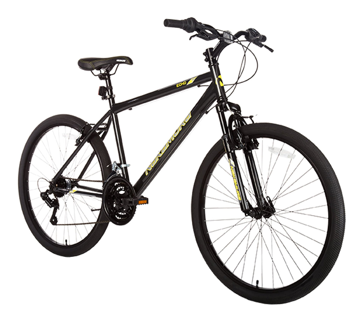 Nakamura Ecko 2 Large Hardtail Mountain Bike, Black, 26-in