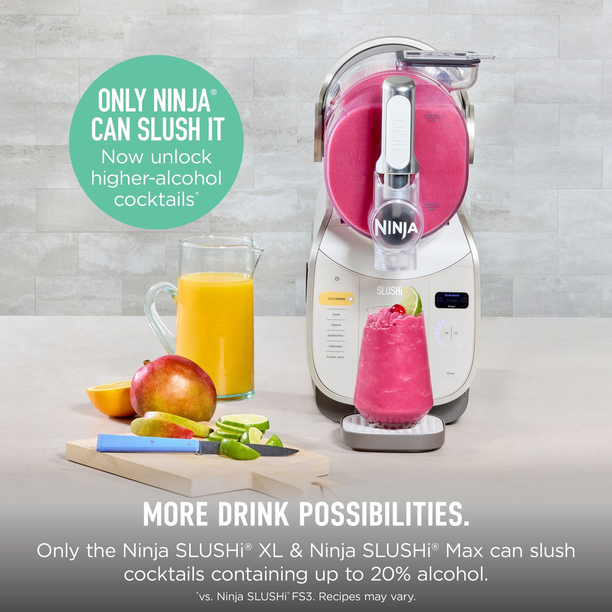 Ninja Slushi XL Slushie Machine with SlushAssist Technology, Crema, FS601CBR