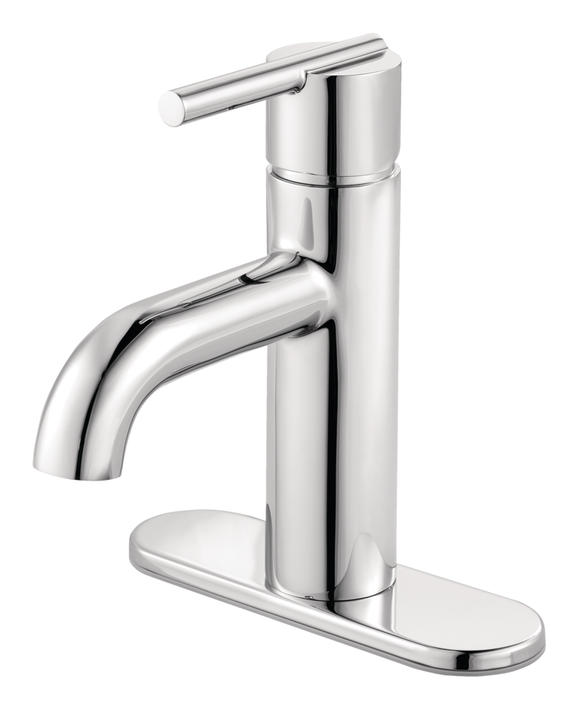 Pfister Fullerton Single Handle Single Hole 4-in Centreset Bathroom Sink Faucet, Push & Seal Drain, Chrome