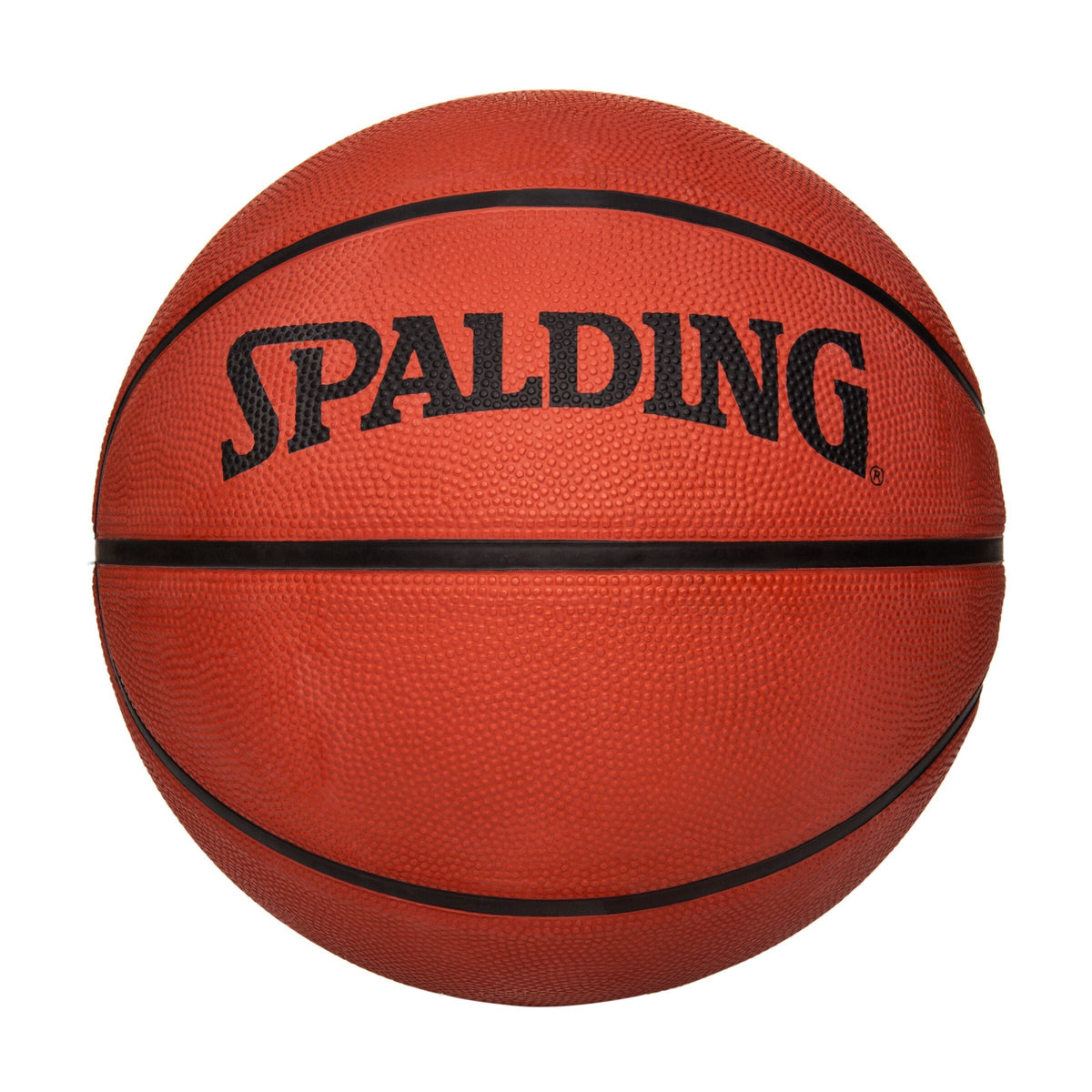 Spalding Outdoor Basketball, Size 7, Rubber, Orange
