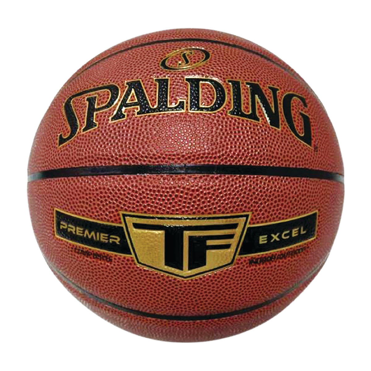 Spalding Premier Excel Indoor/Outdoor Composite Basketball, Official Size 7, 29.5-in