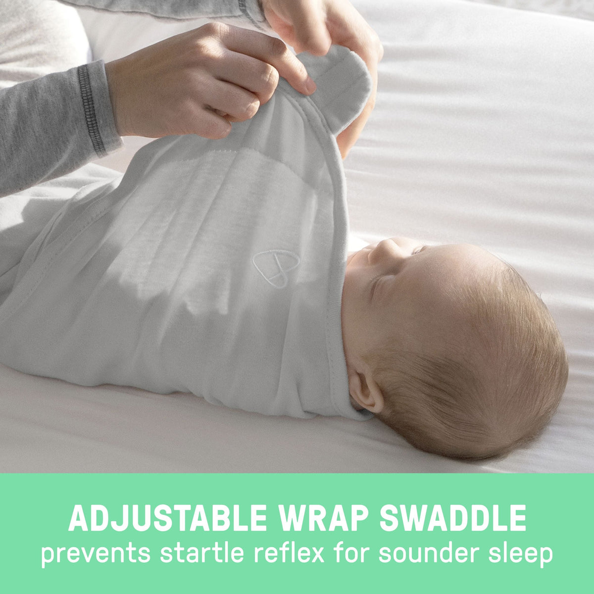 SwaddleMe Original Swaddle Adjustable Baby Wrap with Quick Change, Born Free, Size S/M, Ages 0-3m, 3-pk