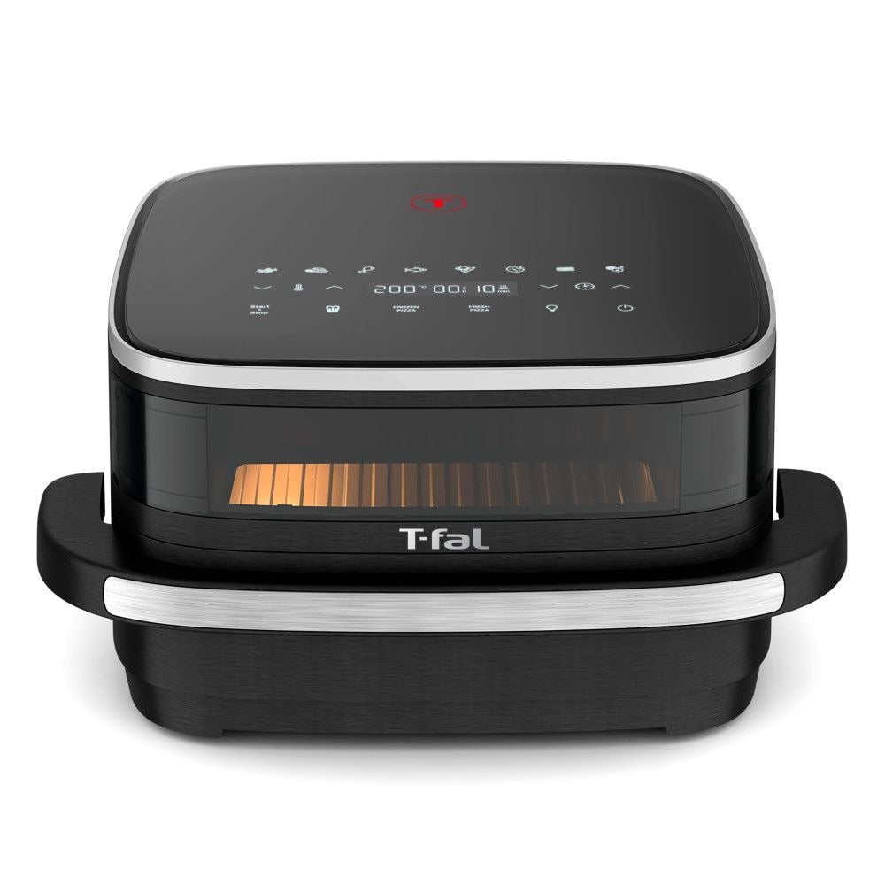 T-fal Easy Fry XL Surface Air Fryer, 10-in-1, Large Air Fryer, Super-Sized Cooking Surface, Compact Format, 4L / 4.2Qt, Black