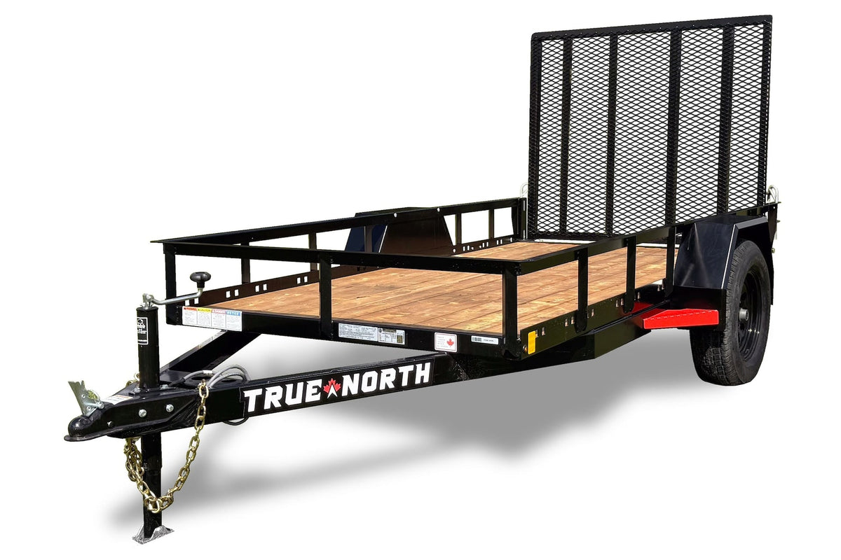 True North 60-in x 10-ft Landscape Utility Trailer with Ramp Gate