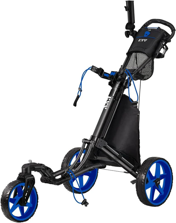 360-degree rotating front wheel golf cart, with opening and closing taking only one second - built-in free sunshade stand O6