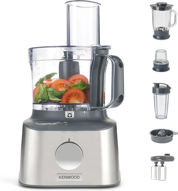 Multifunctional compact food processor, with built-in scale, equipped with 11 accessories, designed small yet powerful. S2