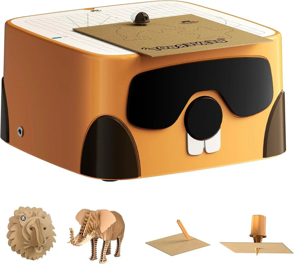 BEAVERBOT Kids Cardboard Cutter STEM Craft Kit, Ages 3 K8