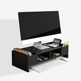 Floating TV Stand - Modern Furniture - Floating TV Stand with Drawers - Wooden Wall-mounted Cabinet Unit with Drawers - Double-layer Computer and TV Space Organizer台