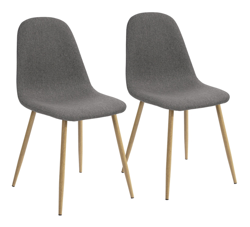 39F Charlton Fabric Dining Chair, Grey