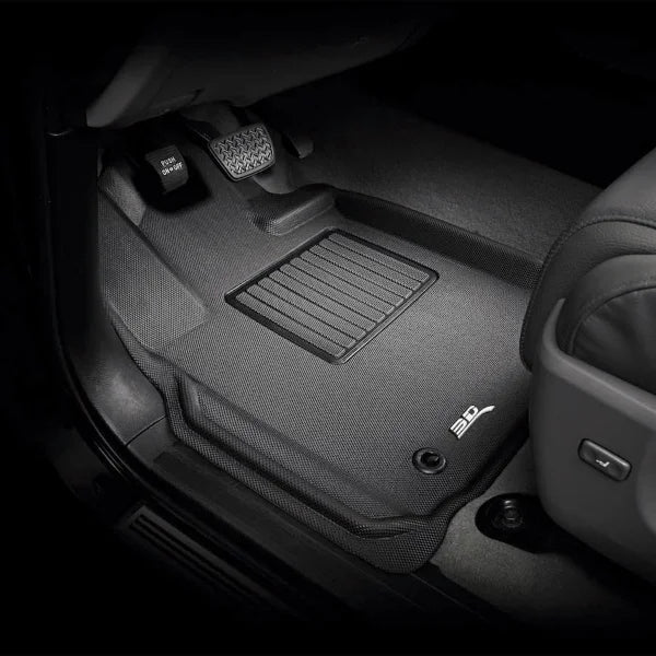3D MAXpider Mat Custom-fit All-weather Car Mats; Row 1 and 2 Only C2
