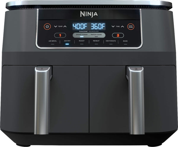Ninja Foodi DualZone 6-in-1 8-Qt Air Fryer – Black E1