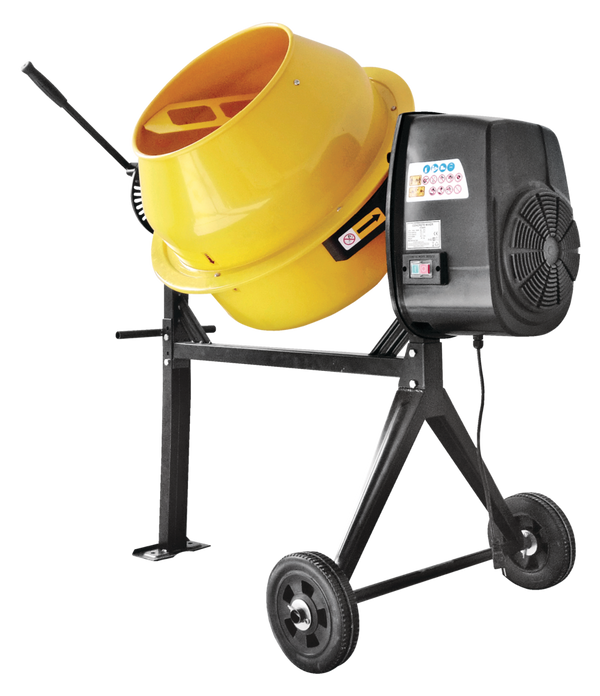 74013 5A Portable Electric Concrete Mixer, 115-L/4-cu-ft C8