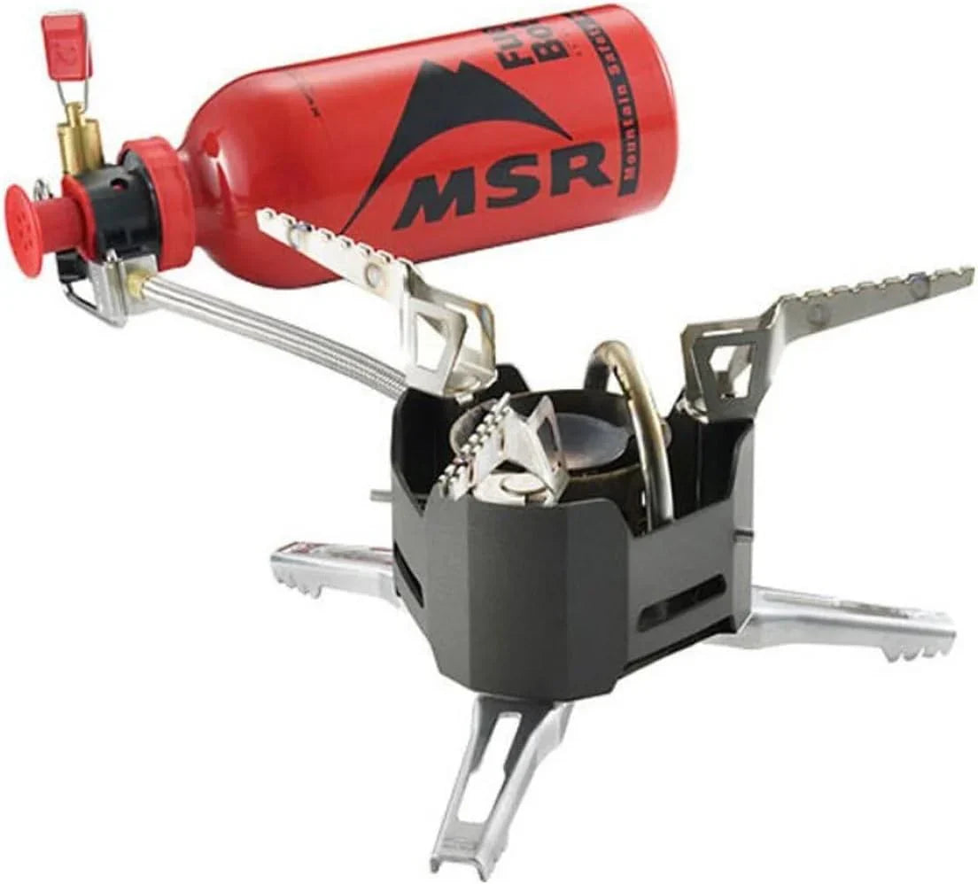 Multi-fuel camping stove for mountain exploration
