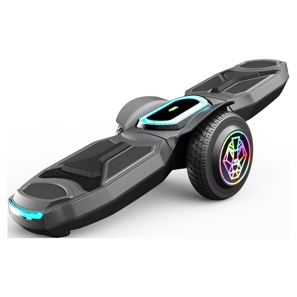 Swagtron Shuttle Zipboard Electric Hoverboard Skateboard 7 mph and 3-Mile Range LED Wheels Bluetooth Speaker U2