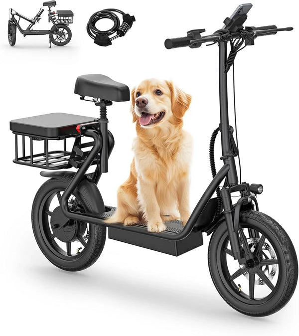 Electric Scooter Adults,Max 19/27/49 Miles Ranges,Top Speed 19/22 mph,350/750W Peak Motor, Folding E-Scooter with Dual Braking Dual Suspension P9