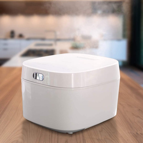 Buffalo White IH SMART COOKER, Rice Cooker and Warmer, 1 L, 5 cups of rice, Non-Coating inner pot, Efficient, Multiple function, Induction Heating... B3