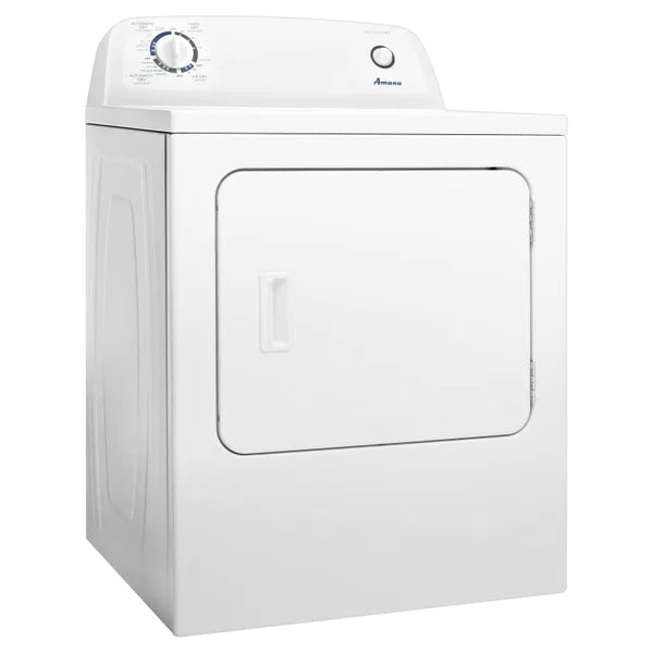Amana 6.5 cu ft. White Electric Dryer with Automatic Dryness Control V3