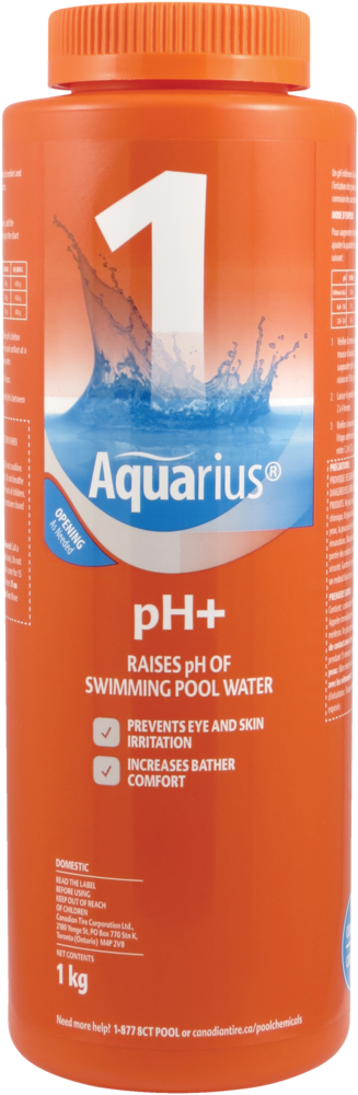 Aquarius pH + Step 1, Raises pH of Pool Water 1-kg U6