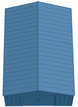 Arrow Classic 12x17-ft Blue Grey Corrosion-Resistant Metal Shed