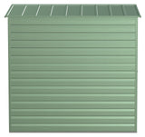 Arrow Select Galvanized Steel Storage Shed, Sage Green, 6-ft x 7-ft