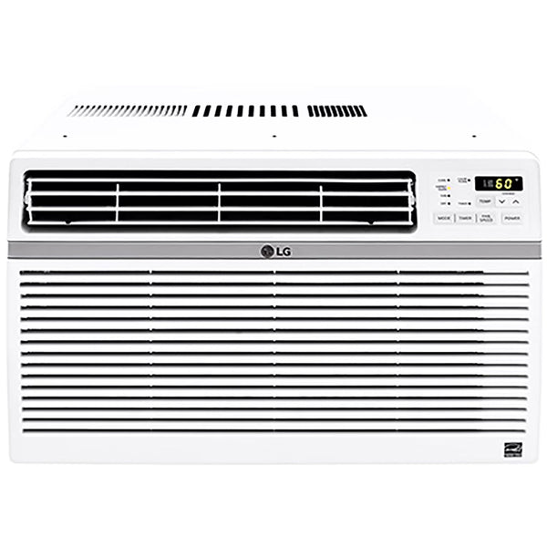 LG 8,000 BTU 340 Sq ft Window Air Conditioner with Remote Control, White, LW8016ER O3
