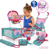 Baby Alive 3-in-1 Kids' Doll Playset with 15 Accessories