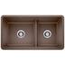 Blanco Undermount Kitchen Sink with Low Divide, PRECIS U, 33-in