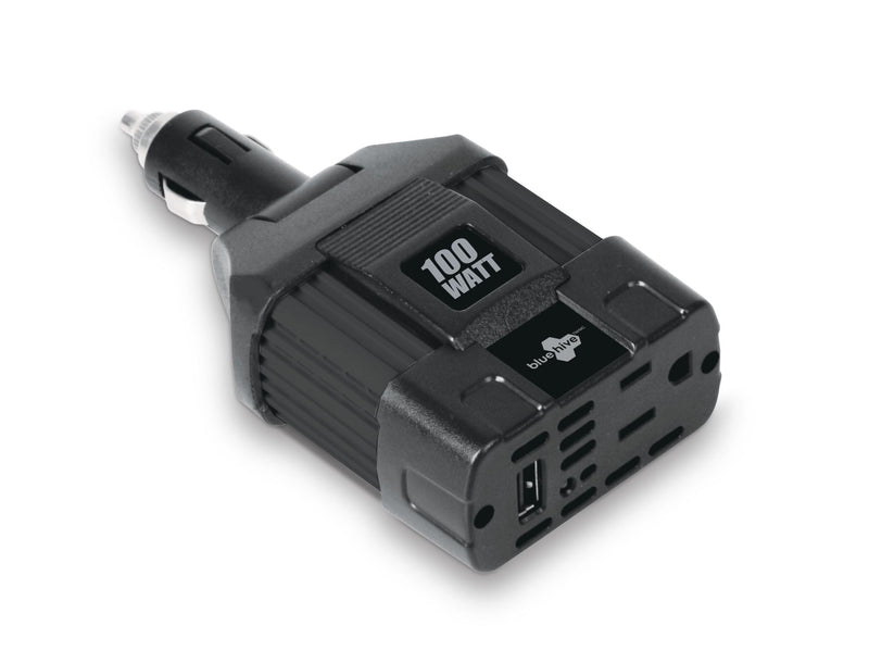 Bluehive 100W Power Inverter, Black H8