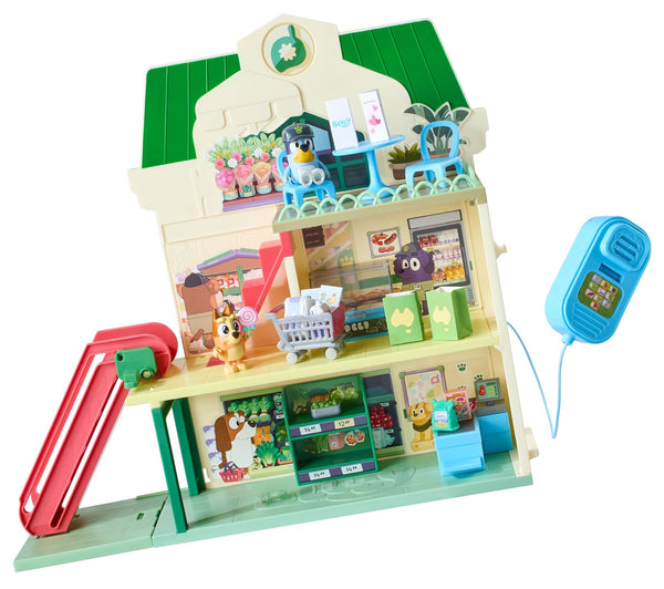 Bluey Supermarket and Restaurant Playset with Speaker F2