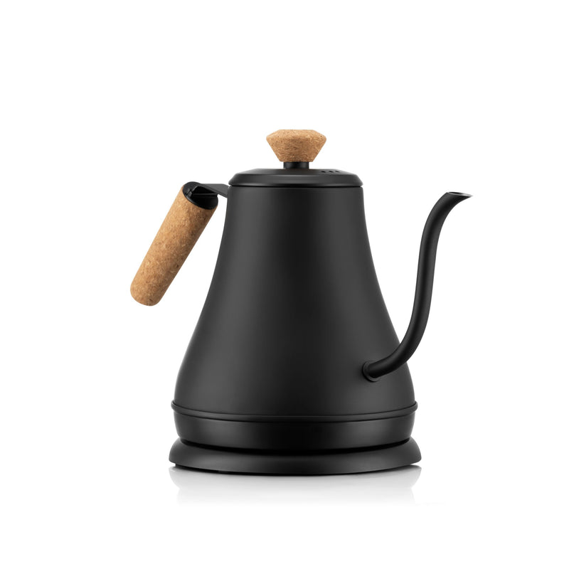 Bodum Electric Cordless Gooseneck Water Kettle with Auto Shut Off, Black, 0.8-L A8