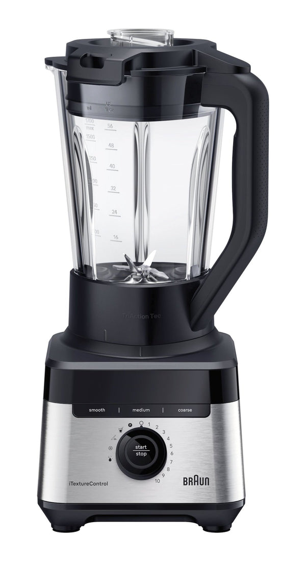 Braun 10-Speed Kitchen Jug Blender with 9 Settings & iTextureControl, 1200W, Black J1