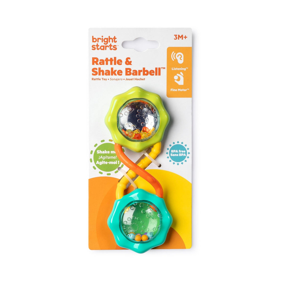 Bright Starts Rattle and Shake Barbell Toy