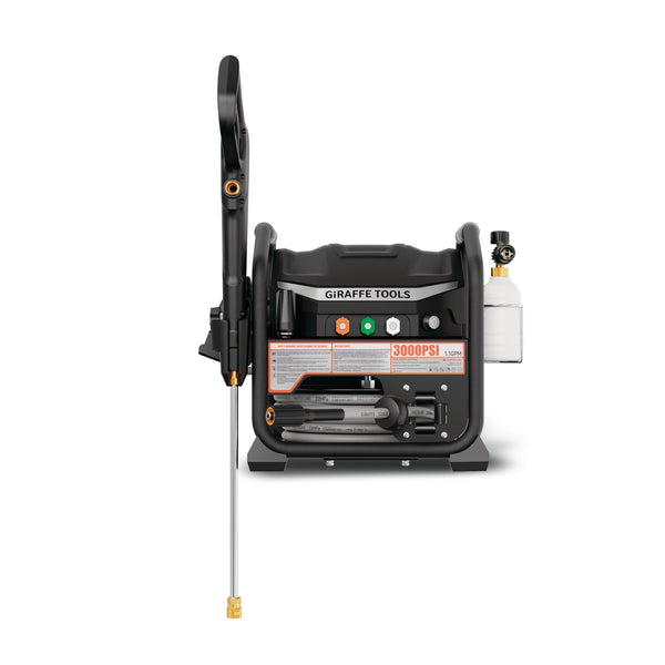 Brushless Electrical Pressure Washer 3000 PSI, with 50 ft retractable hose R5