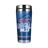 Buffalo Bills Stainless Steel Travel Mug For NFL Football Fans/Collectors, 16-oz