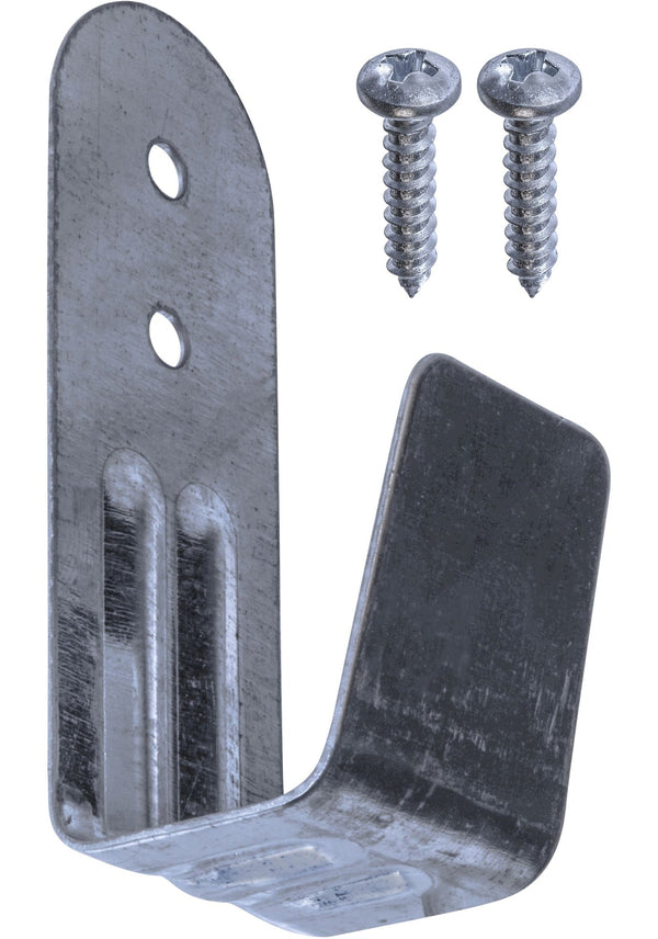 Buildex Square Hooks, Carbon-Steel and Zinc-Plated, 55-lb Capacity, 5-pk R3