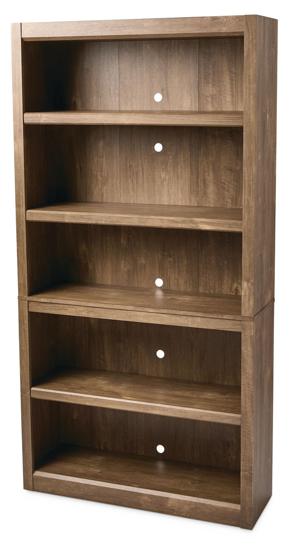 Canvas Adjustable 5-Shelf Bookcase/Bookshelf, Oak C7