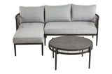 CANVAS Brooks Outdoor Patio Sectional Set, 3-pc, Water/Stain/Fade-Resistant Cushions