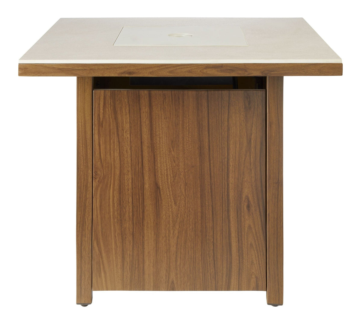 CANVAS Clarke LP Gas Outdoor Fire Table, 40,000 BTUs, 30-in, Brown